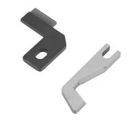 Dpofirs Ensemble de Lames Inférieures Supérieures pour Machine à Surjeter, Couteau de Coupe-Surjeteuse en Acier trempé, Kit de Lame de Remplacement pour Surjeteuse avec Supérieur 5020700407 Inférieur