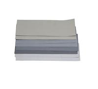 Dpofirs Ensemble de Papier de Verre à Eau, 1000 à 7000, Papier de Verre en Résine pour Ponçage à Sec et Humide, 20 Pièces Résistant à L'eau pour Artisans et Artistes