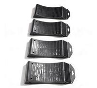 Dpofirs Ensemble de Rampes de Roues pour Pneus de Voiture, Rampe de Rangement pour Véhicules Robustes, 4 Pièces pour Voitures de Sport de Luxe, en Polypropylène Antidérapant