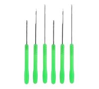 Dpofirs Ensemble d'outils d'aiguilles pour Appâts de Pêche, Kit 'Aiguilles de Forage 'Appâts et 'Aiguilles à Crochet avec Pointes 'Aiguille Fines et Poignée Ergonomique, pour Fabriquer des Bas