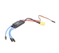 Dpofirs ESC sans Balais 30A, Contrôleur de Vitesse électronique avec Prise XT60 et Sortie Bec 1,5A 5V, pour Drone RC, Hélicoptère, Voiture de Course FPV