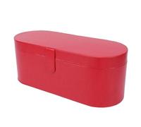 Dpofirs Étui pour Sèche-Cheveux, Boîte de Rangement élégante et Résistante aux Chocs pour Outils de Coiffure pour Une Organisation sans Effort, pour la Maison et Les Voyages, Matériau PU (Rouge)