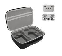 Dpofirs Étui Rigide Portable pour Drone Neo, Sac de Voyage Résistant aux Chocs avec Poignée Supérieure, Fermeture à Glissière, pour RC N3 RC, Gestionnaire de Batterie, 4 Batteries (Black)