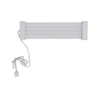 Dpofirs Extension du Câble PSU, Câble de Carte Graphique de la Carte Mère 16AWG Copper en Conserve avec Chambre Filaire (tête Blanche)