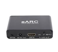 Dpofirs Extracteur Audio EARC, Convertisseur Audio EARC vers L'extracteur Sonore HDMI/Optique / 3,5 Mm, Adaptateur D'arc HDMI pour L'amplificateur de Haut-parleur du Système de