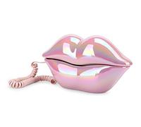 Dpofirs Festnetztelefon, Galvanik Funny Lip Shape Telefon, Home Desktop Kabeebundenes Festnetztelefon f黵 Home Office Telefone
