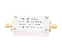 Dpofirs Filtre Passe-Bas 100 KHz, Interface SMA, clarté du Signal 100 MHz, Perte D'insertion 1,5 DB, Impédance 50 Ohms, Boîtier en Alliage D'aluminium pour Systèmes de Communication