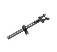 Dpofirs Gabarit de Coupe Circulaire de Routeur en Alliage D'aluminium avec Lame Amovible, pour Fraiser les Fentes et Sculpter les Points Centraux, adapté aux Amateurs de Bricolage