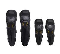 Dpofirs Genouillères de Protège-Tibia pour Moto, Protection Ergonomique Réglable pour Les Courses de Motocross, avec Protège-coude, pour Motos Adultes (Camouflage)