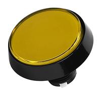 Dpofirs Grand Bouton Poussoir Rond à LED, Bouton d' de 60 Mm avec Support Rotatif et Micro-Interrupteur pour Machine à Grue, Pièces de Rechange et Fournitures pour Console de Jeu