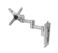 Dpofirs Grand Bras D'écran en Alliage D'aluminium de 30 Pouces avec Une Gamme Complète de Mouvements pour Un Bureau Propre et Bien rangé, Bras de Télévision Mural, Gris argenté