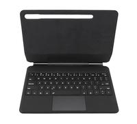Dpofirs Housse de Clavier pour Tab S7+ S8+ S9+, Clavier de Tablette Magnétique avec Porte-Stylo avec écran Tactile pour Le Travail et Les Voyages