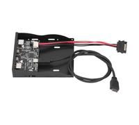 Dpofirs Hub Panneau Avant USB 3.2, Réception de 10 Gbit/S et Lecture PC de Bureau Hub 3,5 Pouces pour Le Panneau Avant de Type pour