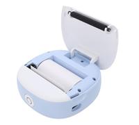 Dpofirs Imprimante Thermique Portable, Mini Imprimante de Poche Bluetooth avec Application WalkPrint, Impression sans Encre pour Listes D'étiquettes de Notes D'étude, Usage Domestique au (Blue)