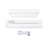 Dpofirs Imprimantes Portables sans Fil pour Voyager, Imprimante Thermique sans Encre, Support Compact Pridite Taille, pour L'école de Bureau (White)