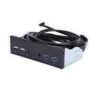 Dpofirs Interface USB 3.0/2.0 Haute Définition avec Port Micro pour Ordinateur, Coque Givrée Durable, 10 Gbit/s, pour WINXP/ 10, Matériau en Fer