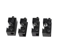 Dpofirs Jeu de Poteaux D'outils de Type Cale à Changement Rapide, Haute Précision pour Mini Tour 0618 7x12, Supports en Acier n° 45 pour les Amateurs D'usinage