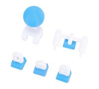 Dpofirs Joystick Keycap imprimé en 3D, Liaison Rétro à 4 Touches pour | Capuchons de touches de joystick WASD avec compatibilité Cherry MX Switch, couleur rouge et blanc, pour jeux sur PC