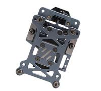 Dpofirs Kit de Capteur de Nivellement de Robinet D'imprimante 3D, Cadre en Alliage D'aluminium usiné CNC pour 2.4, Conception Légère pour les Amateurs et les Experts (Rail de fil en acier inoxydable)