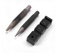 Dpofirs Kit de Disjoncteur de Chaîne de Tronçonneuse, Ensemble d'outils de Réparation de Chaîne de Scie Professionnel avec Aiguille de Rivetage et Maillons Principaux, pour de Tronçonneuse à Gaz et