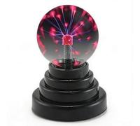 Dpofirs Lampe à Boule à Plasma Magique de 3 Po, Boule éclairante de Nébuleuse électrique à Plasma, Lampe à Plasma Interactive Sensible au Toucher, Globe de Sphère de Nébuleuse pour Cadeaux