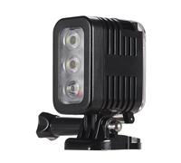 Dpofirs Lampe de Plongée LED étanche 5500-6000 K 300 Lux sous l'eau, Grand Angle de 30 M, Chargement Micro USB - Rechargeable Lumineuse pour Les Amateurs de Sports sous-Marins