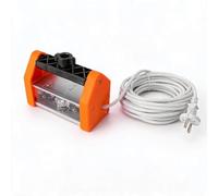 Dpofirs Lampe D'inspection Murale à LED, Lampe de Peintre Ergonomique pour le Polissage de Peinture sur Cloisons Sèches, Lumière D'acceptation de Polissage Mural Portable pour les Amateurs (Prise UE