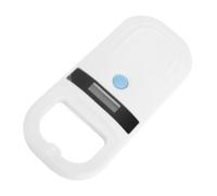 Dpofirs Lecteur d'identification Animale, Répartition de la Gamme de Lecture de 15 Cm pour Le Scanner de Microchip, Affichage de LED Organique pour la de la Faune (White)