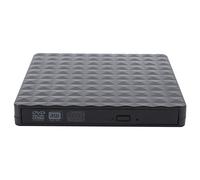 Dpofirs Lecteur DVD Externe, Lecteur DVD Externe USB 3.0 et Type-C, Graveur DVD Intégrez Un Lecteur Optique Externe Filaire, Lecteur Optique Portable pour Ordinateur Portable