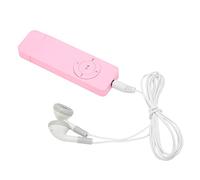 Dpofirs Lecteur MP3, Compact et Portable avec Un Son sans Perte et Une Longue Durée de Vie de la Batterie, Prend en Charge Les Cartes Mémoire jusqu'à 64 Go pour Les étudiants en Voyage (Pink)