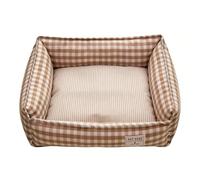 Dpofirs Lit pour Chien, Canapé-Lit Universel pour Animaux de Compagnie avec Housse Amovible Lavable pour Chiens de Petite et Moyenne Taille, de Couchage Rectangulaire avec Fond Antidérapant, Confort
