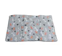 Dpofirs Lit pour Chien Portable Multifonctionnel, Niche pour Chien, Tapis Intérieur et Extérieur en Peluche épaisse, Motifs Imprimés élégants, Tapis de Couchage Confortable pour, 1 Pièce