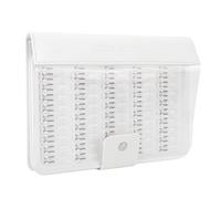 Dpofirs Livre d'affichage de 150 Couleurs d'Ongles, Livre 'échantillons 'Ongles avec Faux Transparents, Couverture en Cuir PU pour Salons de Manucure, Plaque à Fixe en Plastique