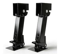 Dpofirs Lot de 2 Vérins Stabilisateurs Télescopiques Pliables pour Remorque, Support de 650 LB, capacité de Levage de 1000 LB, Accessoires de Stabilisateurs Réglables pour Remorque de