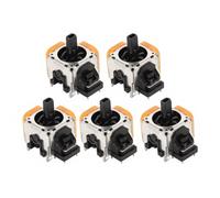 Dpofirs Lot de 5 Joysticks Analogiques 3D pour Manette Joystick Analogique 3D de Remplacement Compatible avec Manette de Jeu Kit de Réparation de Pièces de Rechange pour Module