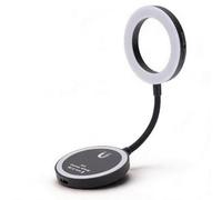 Dpofirs Lumière LED pour Selfie, Lumière de Remplissage de Téléphone pour Smartphone, Selfies, Vlogging, Appel Vidéo, Photographie, ≥ 96 CRI, 2500 K-6000 K, 400LX