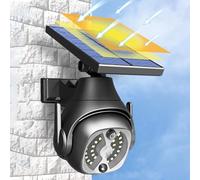 Dpofirs Lumières Solaires à Détecteur de Mouvement, Lumières de sécurité LED 300LM, Projecteurs Solaires, Projecteurs Solaires étanches, Appliques Murales pour Jardin, Patio, Cour, Rue