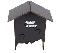 Dpofirs Maison à Chauve-Souris, Boîte à Chauve-Souris en Bois avec Assemblage Facile, Conception Résistante aux Intempéries pour Montage dans Une Cour de Jardin Extérieure sur des Arbres et des