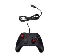 Dpofirs Manette de Jeu Universelle avec Déclencheur de Précision et Retour de Vibration Immersif pour Jeux FPS, Contrôleur Filaire de 8,20 Pieds (BLACK)