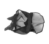 Dpofirs Masque Anti-Mouches à Nez Long pour Chevaux, Maille Douce et Confortable avec Oreilles pour Chevaux, Casque Anti-Insectes pour L'équitation en Sentier, Tailles M/L (S)