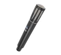 Dpofirs Microphone Professionnel sans Fil en Métal, avec Batterie Longue Durée et Réduction Dynamique du Bruit pour Les Performances en Direct, KTV à Domicile (Black)