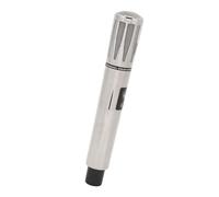 Dpofirs Microphone Professionnel sans Fil en Métal, avec Batterie Longue Durée et Réduction Dynamique du Bruit pour Les Performances en Direct, KTV à Domicile (Silver)