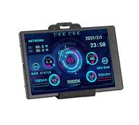 Dpofirs Mini écran USB IPS 3,5 Pouces pour Système, Mini écran D'affichage PC, CPU, GPU, Température D'utilisation de la RAM, Vitesse Internet, Affichage des Prévisions Météorologiques