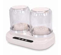 Dpofirs Mini Machine à Laver Portable, Laveuse de Sous-vêtements sans Fil à Double Cuve avec Batterie de 1800 MAh et 3 Modes, Laveuse de Chaussettes Compacte de 2 L pour Voyage, Appartement, Dortoir,