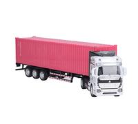 Dpofirs Modèle de Camion Conteneur, Ornement de Simulation Exquis pour Les Enfants de Plus de 3 Ans, Jouet en Plastique en Alliage pour Cultiver des Compétences Pratiques (Rose)