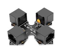 Dpofirs Module de Capture de Paquets Réseau LAN, Moniteur Ethernet Passif avec Ports J1 J2 J3 J4 for Analyse du Trafic et Surveillance IPTV