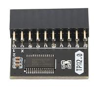 Dpofirs Module de Sécurité de Cryptage TPM2.0, Module TPM SPI Composants du Système Cartes Mères Carte à Distance LPC 20Pin Tpm 2.0 pour pour pour