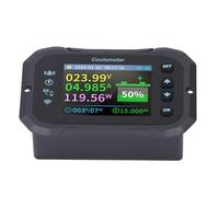 Dpofirs Moniteur de Batterie, Télécommande sans Fil, écran Haute Définition de 2,4 Pouces pour Camping-car, Jauge de capacité de Batterie pour les Amateurs de Plein Air