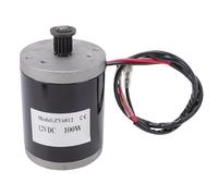 Dpofirs Moteur électrique de Remplacement pour E100 E125, Moteur de Scooter électrique en Alliage d'aluminium 100 W avec Courroie en Caoutchouc, Compatible avec E150 E175 ESpark Pulse Charger