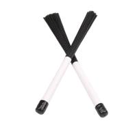Dpofirs Nylon Cajon Brosses avec Design Durable (WHITE) | Contrôle du son doux, Portable pour les musiciens, Adapté à plusieurs instruments